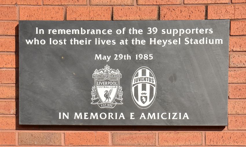 Heysel Stadium disaster memorial