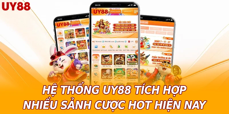 Kho game đa dạng từ Thể thao, Casino đến Slot nổ hũ tại UY88