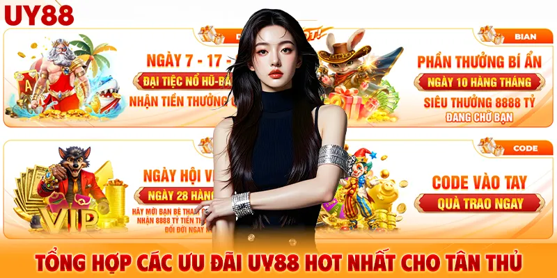 Các sự kiện ưu đãi tri ân người chơi diễn ra liên tục tại UY88
